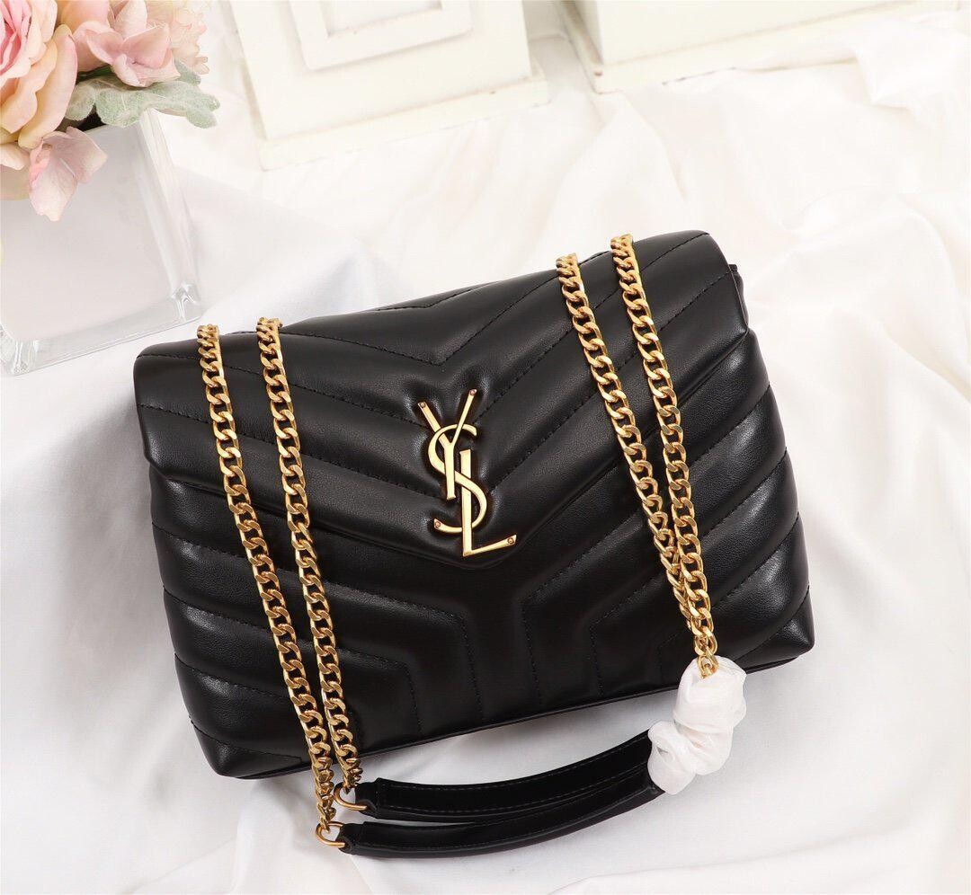 YSL BORSA LOULOU SMALL IN PELLE TRAPUNTATA "Y"